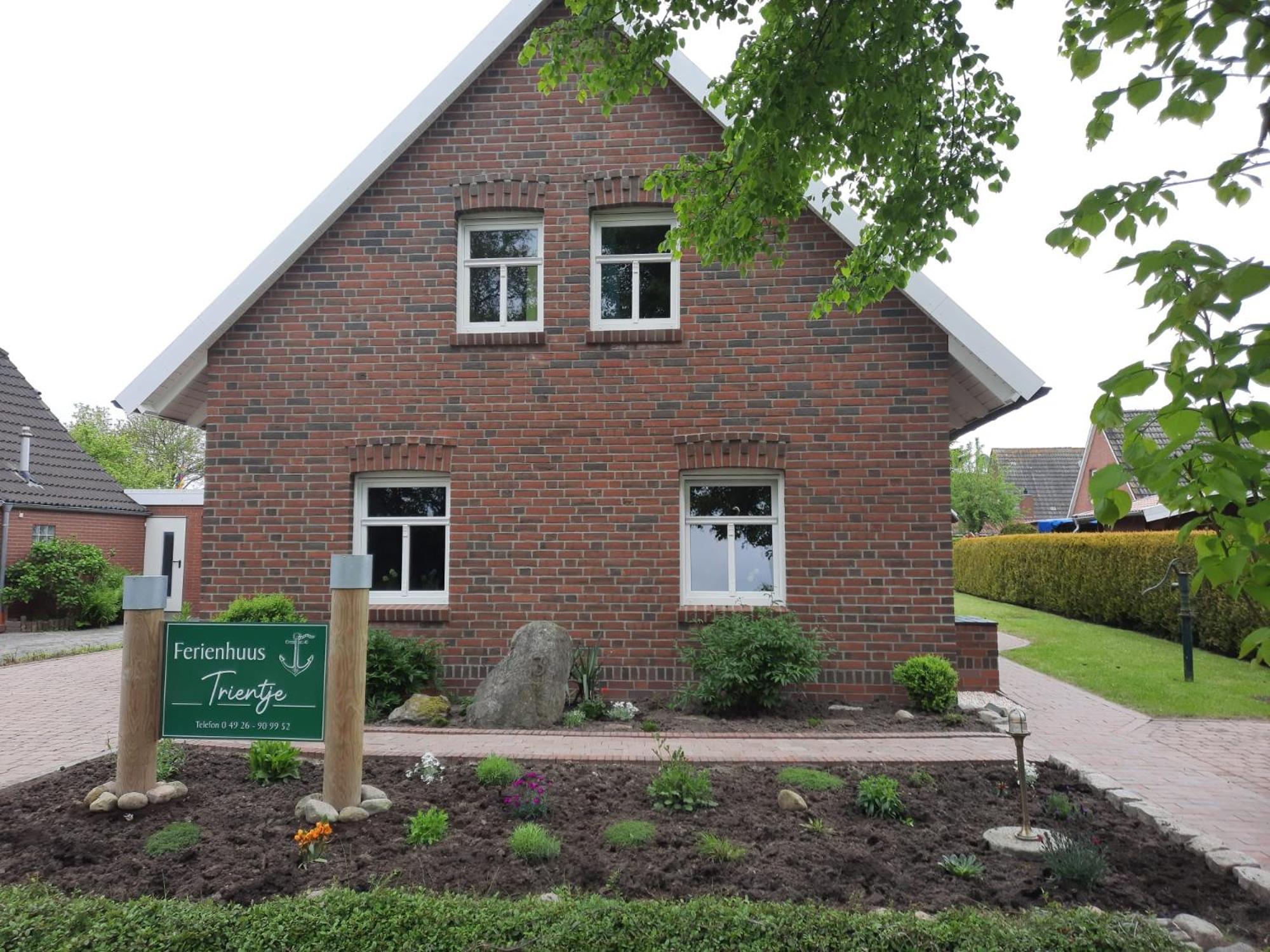 Tolles Ferienhaus In Pilsum - Ferienhaus Trientje - Mit Garten Und Ueberdachter Terrasse Exteriér fotografie